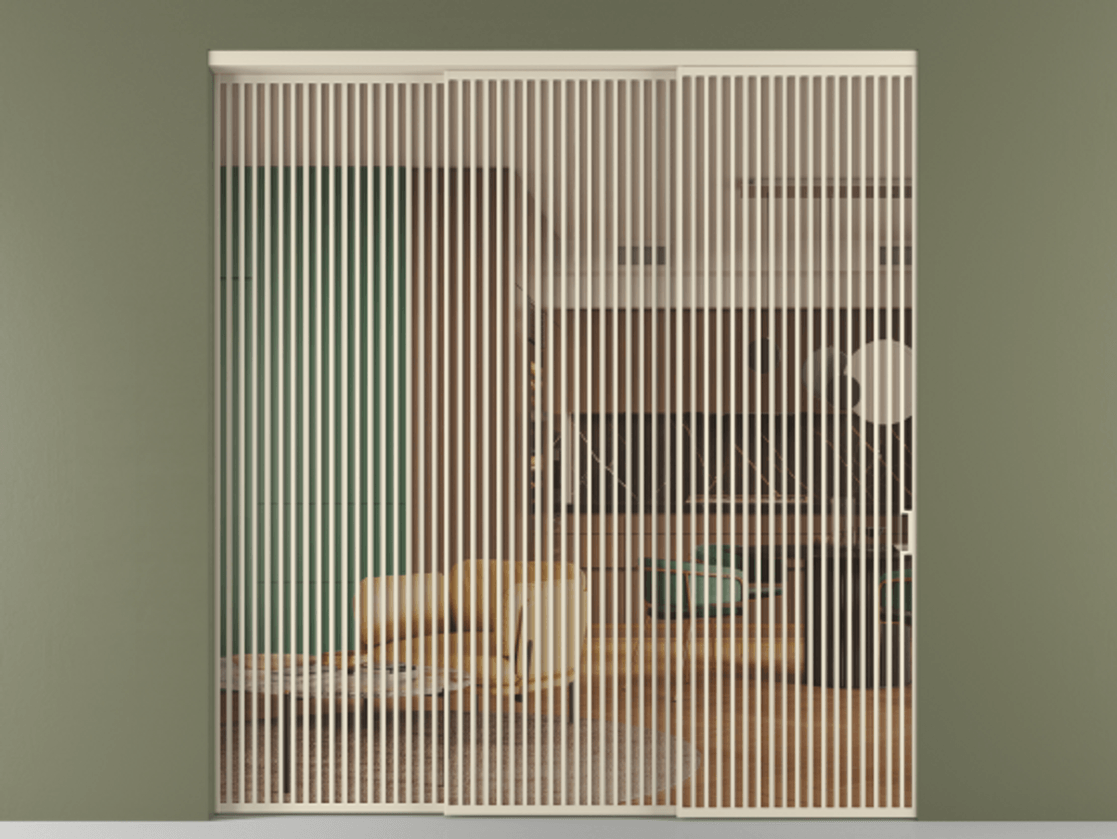 Перегородка Formato внутри проёма 3 створки с синхронным механизмом АЛПР 040.06 Алюминий бежево-серый Прозрачное оранжевое стекло, триплекс. Цена 579740 ₽ 1. Полотно 3 шт. (800/2100 мм)
2. Комплект установки раздвижной системы
3. Базовый комплект фурнитуры
4. Комплект фурнитуры телескопик синхро-2
5.Ручка RONDO
. Фабрика дверей Волховец 8 (800) 551 43 19 Перегородка Formato внутри проёма 3 створки с синхронным механизмом АЛПР 040.06 Алюминий бежево-серый Прозрачное оранжевое стекло, триплекс Цена 579740 ₽ | Volhovec