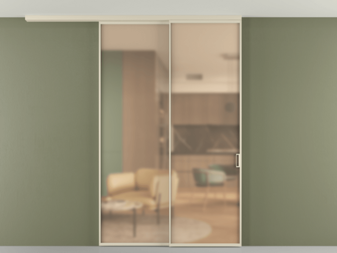 Перегородка Formato вдоль стены на потолок 2 створки с синхронным механизмом АЛПР 040.01 Алюминий бежево-серый Сатинированное оранжевое стекло, триплекс. Цена 268472 ₽ 1. Полотно 2 шт. (800/2100 мм)
2. Комплект установки раздвижной системы
3. Базовый комплект фурнитуры
4.Ручка RONDO
. Фабрика дверей Волховец 8 (800) 551 43 19 Перегородка Formato вдоль стены на потолок 2 створки с синхронным механизмом АЛПР 040.01 Алюминий бежево-серый Сатинированное оранжевое стекло, триплекс Цена 268472 ₽ | Volhovec