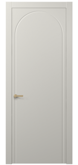 Дверь межкомнатная АКП 8647 МТСР. Цвет Матовый тёплый серый. Материал Гладкая эмаль. Коллекция Альба. Картинка.
