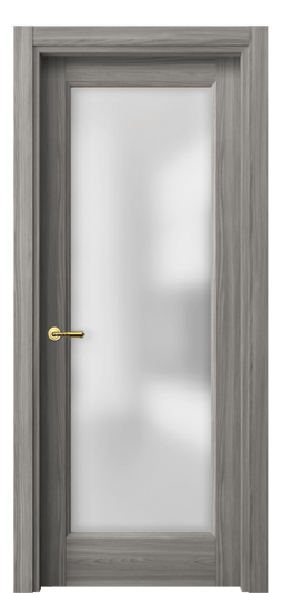 Дверь межкомнатная 1402 ИМЯ САТ. Цвет Имбирный ясень. Материал Сиплекс ламинатин. Коллекция Галант. Картинка.