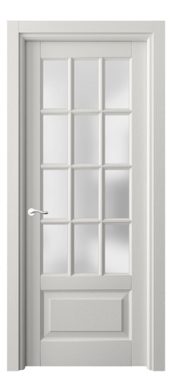 Дверь межкомнатная 0728 ДСР САТ. Цвет Дуб серая эмаль. Материал Массив дуба эмаль. Коллекция Лигнум. Картинка.