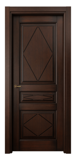 Дверь межкомнатная 6345 БТП. Цвет Бук тёмный с патиной. Материал Массив бука с патиной. Коллекция Тоскана Ромбо. Картинка.