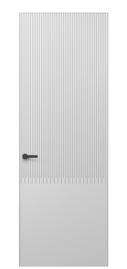 Дверь межкомнатная АКП 8627 ГРН. Цвет Грунт под покраску. Материал Грунт под покраску. Коллекция Дюна. Картинка.