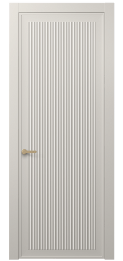 Дверь межкомнатная 8642 МОС . Цвет Матовый облачно-серый. Материал Гладкая эмаль. Коллекция Альба. Картинка.