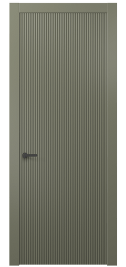 Дверь межкомнатная АКП 8621 МОТ. Цвет Матовый оливковый тёмный. Материал Гладкая эмаль. Коллекция Дюна. Картинка.