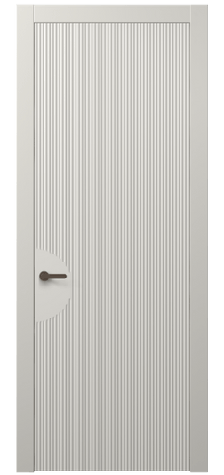 Дверь межкомнатная АКП 8624 МТСР. Цвет Матовый тёплый серый. Материал Гладкая эмаль. Коллекция Дюна. Картинка.