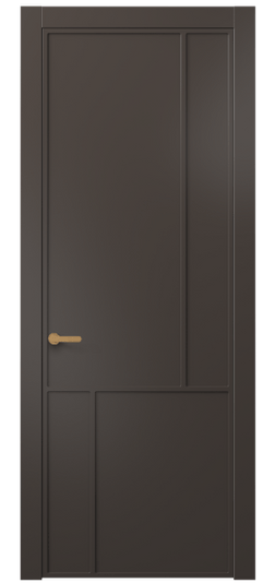 Дверь межкомнатная АКП 8606 МАН. Цвет Матовый антрацит. Материал Гладкая эмаль. Коллекция Фрэйм. Картинка.