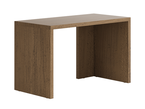 Мебель Стол Модуле письменный с двумя опорами. Цвет Эвкалипт кофейный матовый фризе. Материал Шпон эвкалипта НатурВуд. Коллекция Стол Модуле письменный с двумя опорами. Картинка.
